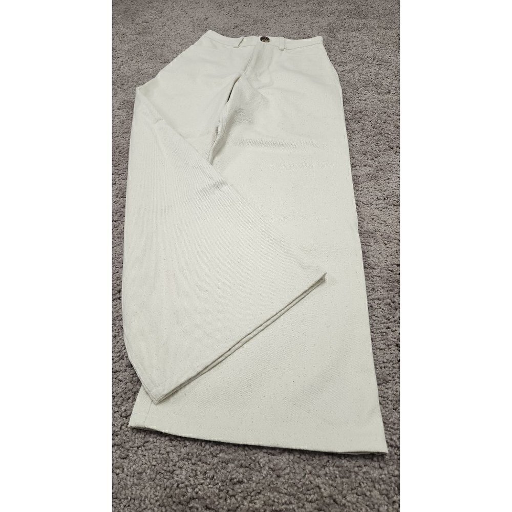 NWT Laude the Label Bone High Rise Camp Pant Jeans 0 - Picture 6 of 9